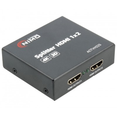 ACTVH225 Repartidor de señal activo HDMI 1 entrada 2 salidas de Nimo