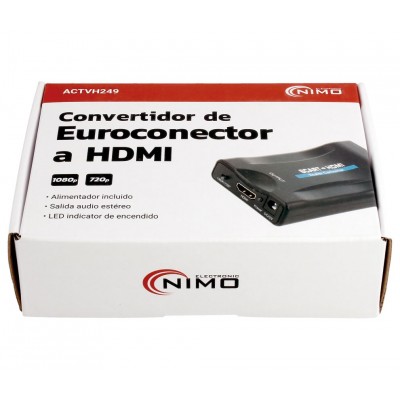 ACTVH249 Convertidor de Euroconector a HDMI de Nimo