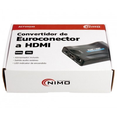 Adaptador Convertidor de Euroconector a HDMI - ACTVH249
