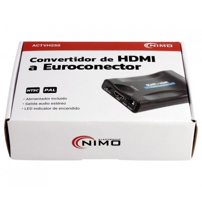 ACTVH250 Convertidor de HDMI a Euroconector de Nimo