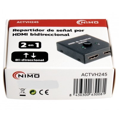 ACTVH245 Repartidor de señal por HDMI bidireccional de Nimo