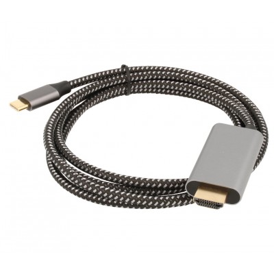 WIR1745 Conexión USB-C macho - HDMI macho 4K con salida USB-C PD 65W