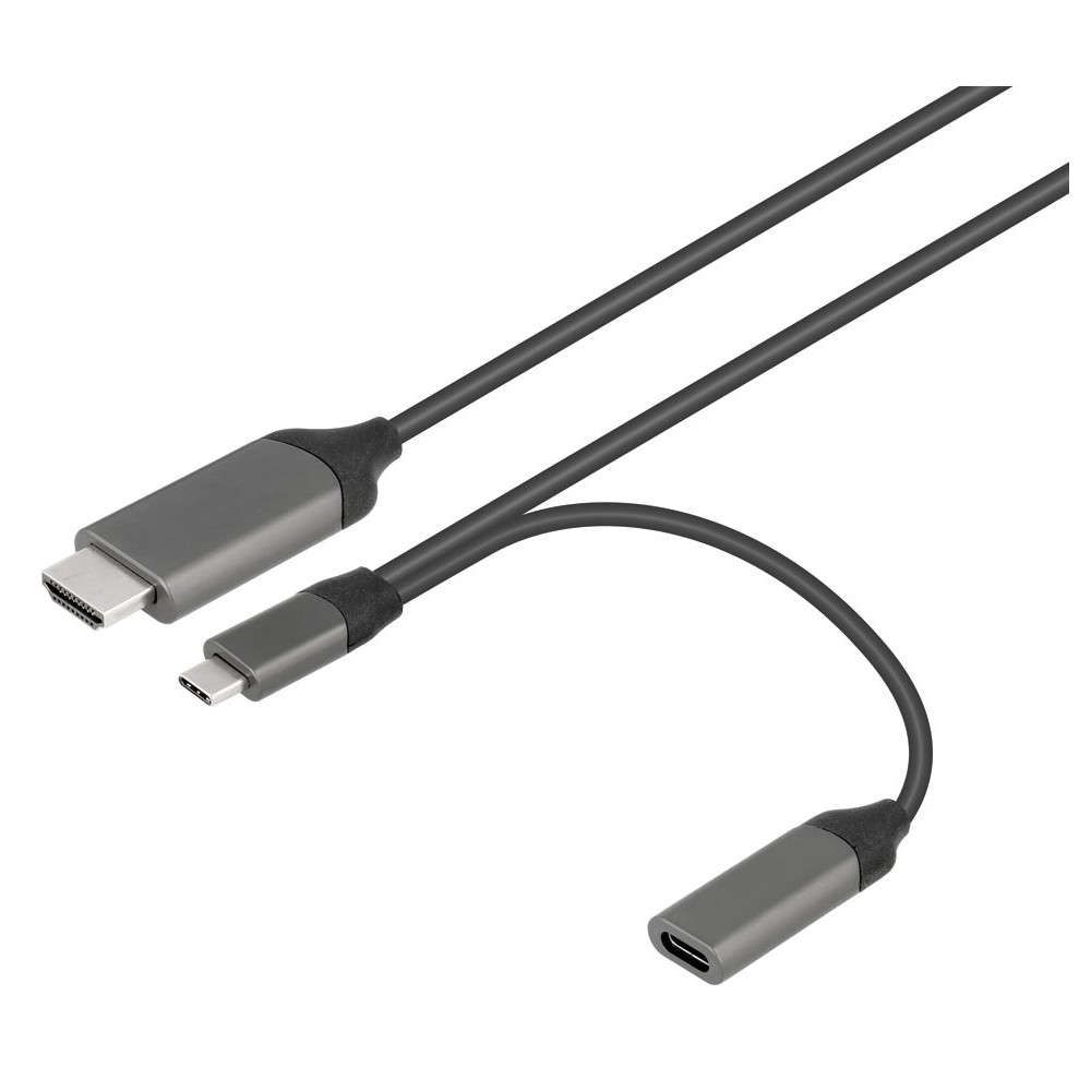 Adaptador USB C a HDMI | Shift Plus AH440 | Para Video Hasta 4k Macho a  Hembra | Advanced Series Negro