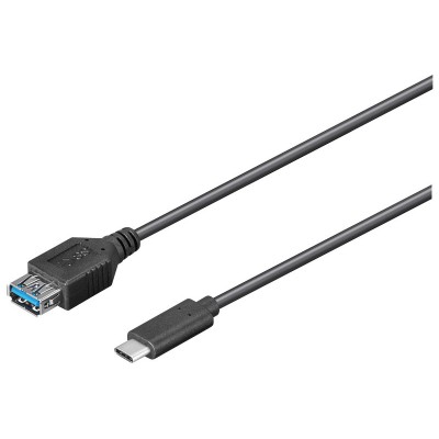 WIR1128 Conexión USB-C 3.1 macho - USB-A 3.0 hembra 0.20m