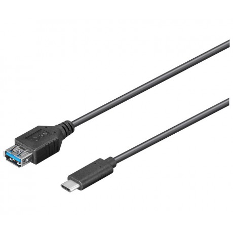 WIR1128 Conexión USB-C 3.1 macho - USB-A 3.0 hembra 0.20m