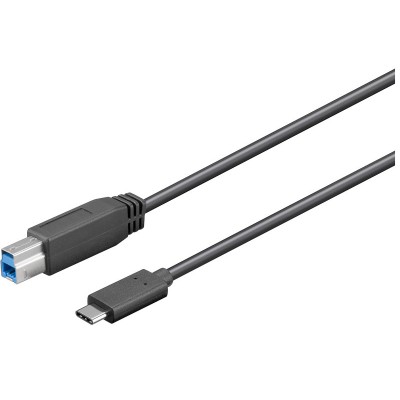 WIR1130 Conexión USB-C 3.1 macho - USB-B 3.0 macho 1.0m