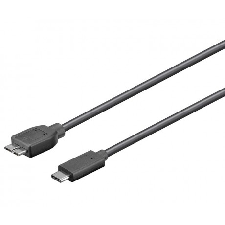 WIR1132 Conexión USB-C 3.1 macho-macho micro USB-B 3.0 de 0.6m