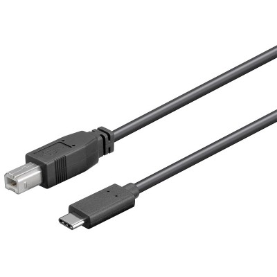 WIR1158 Conexión USB-C 3.1 macho - USB-B 2.0 macho de 1.0m