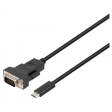WIR1748 Cable adaptador USB-C Macho a VGA Macho 1080P 60Hz