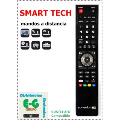 SMART TECH Mando a Distancia sustituto del original