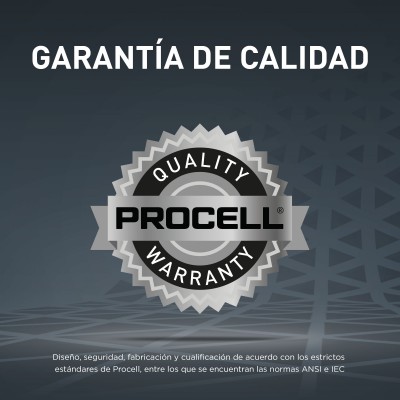 Pila alcalina PROCELL Constant Power Industrial BY DURACELL LR3, AAA (Caja de 10 unidades)
