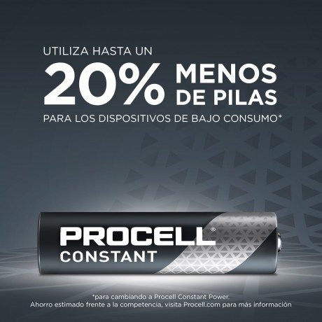 Pila alcalina PROCELL Constant Power Industrial BY DURACELL LR3, AAA (2 unidades)