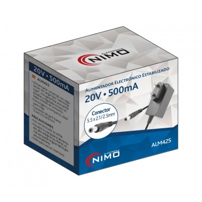 Alimentador Electrónico Universal 20VCC/500mA - ALM425