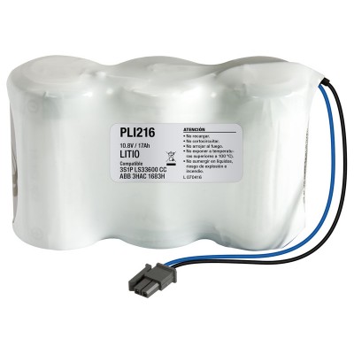 ABB3HACX 16381-1 Pack de pilas de Litio ER34615-3PTC-DI2 10.8V/17Ah de Nimo