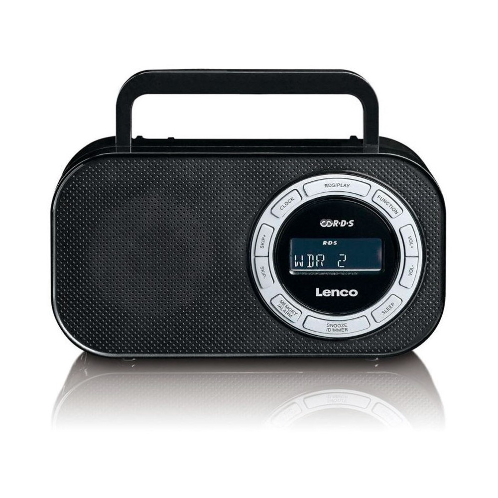 PR2700 Radio FM con función de autoapagado, despertador, reprodcutor MP3 mediante conexión USB de Lenco