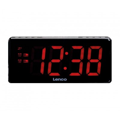 CR-30BK Radio reloj despertador digital pantalla extra grande XXL de Lenco