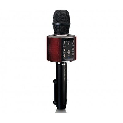 BMC-180BK Micrófono bluetooth con altavoz y luces para karaoke de Lenco