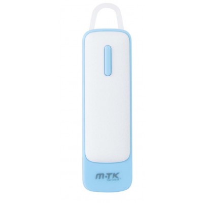 Auricular Bluetooth Tie para 2 Dispositivos de BTS, Marcación por Voz y Función Rellamada, Azul CT747 AZ