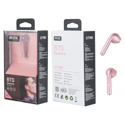 Auricular Manos Libres Bluetooth CT765 Rosa