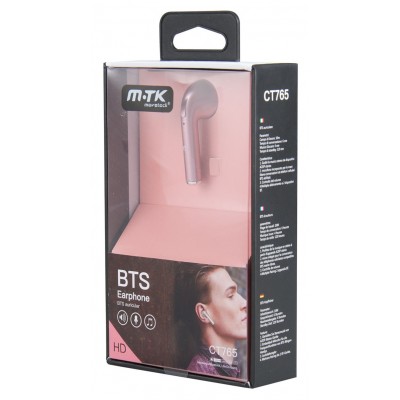 Auricular Manos Libres Bluetooth CT765 Rosa