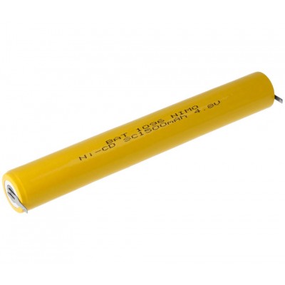 Pack de Batería de reemplazo 4.8V/1500mAh Ni-CD SCCD1500 x 4, Bastón, Alta temperatura