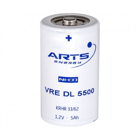 VRE-DL-5500 Batería recargable Industrial RC20/Mono D Ni-Cd