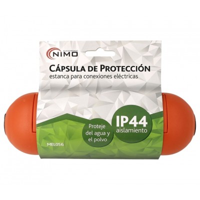 Cápsula estanca de protección de la humedad para conexiones eléctricas IP44