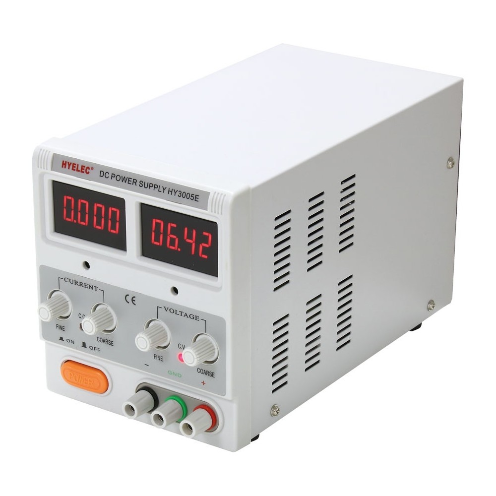 HY3005E Fuente de alimentación Digital Regulable de 0-30V/0-5A de
