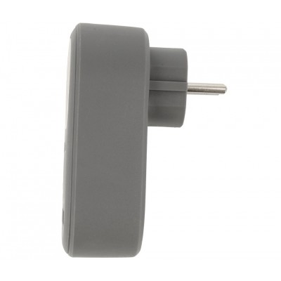 Adaptador de enchufe Schuko con 2 USB de carga