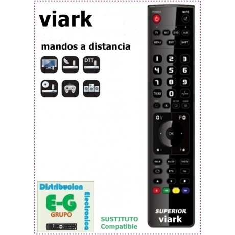 VIARK Mando a Distancia sustituto del original