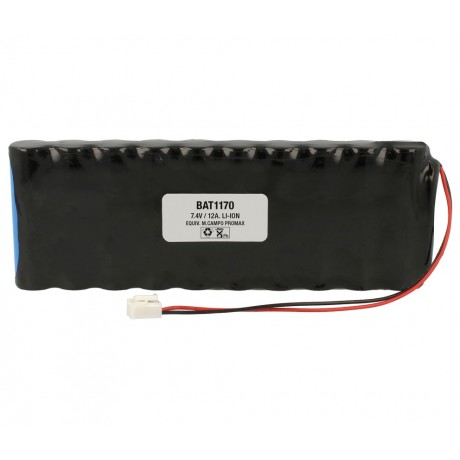 Pack de Baterías de Litio para Medidor de Campo Promax de 7.4V/12Ah Li-Ion