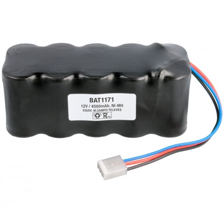 Packs de Baterías para Medidor de Campo Televes 12V/4500mAh NI-MH - Baby C x 4, Conector