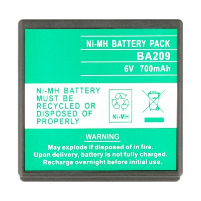 Batería para Telemando de grúa HBC BA209 6V/700mAh NI-MH