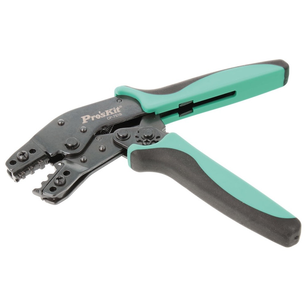 CP-751B Crimpadora para terminales desnudos tubulares de Proskit CP-751B Crimpadora para terminales desnudos tubulares de Proskit