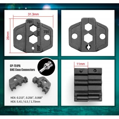 CP-751PA Crimpadora para conectores coaxiales de Proskit