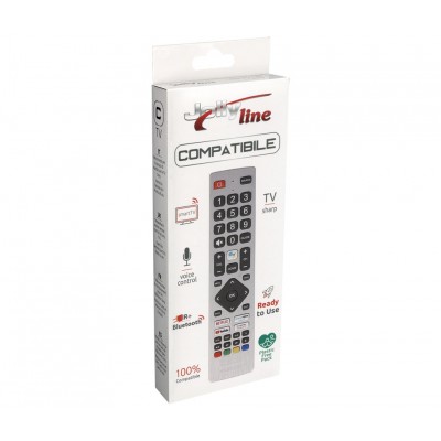 Telemando para TV SHARP SHW/RMC/0133 con control por Voz, IR y Bluetooth