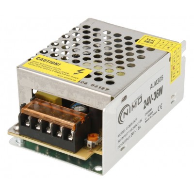 Fuente de alimentación conmutada 24V/36W/1.5A - ALM305
