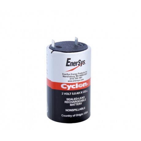 0800-0004 Batería de plomo cilíndrica CYCLON 2.0v/5Ah