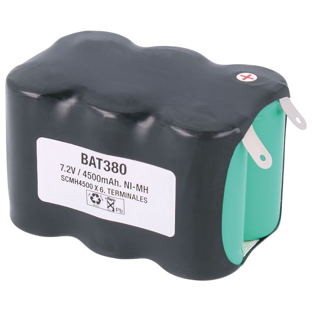 Pack de baterías 7.2V/3000mAh Ni-CD - RCCD3000 X 6, tipo Flasco Pack de baterías 7.2V/3000mAh Ni-CD - RCCD3000 X 6, tipo Flasco