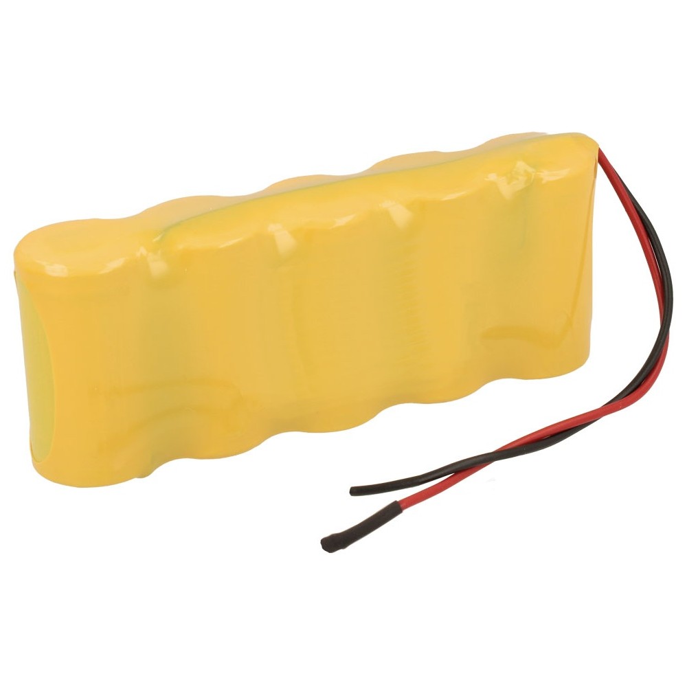 Pack de Batería de reemplazo 6V/2000mAh Ni-CD - SCCD2000 X 5, cables Pack de Batería de reemplazo 6V/2000mAh Ni-CD - SCCD2000 X 5, cables