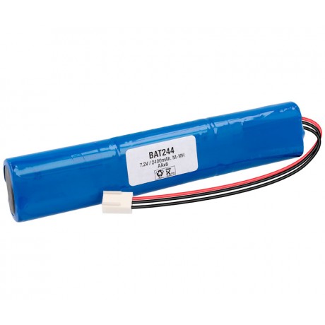 Pack de Baterías 7.2v/2500mAh NI-MH - AA x 6, Tipo Racing, conector 3 contactos