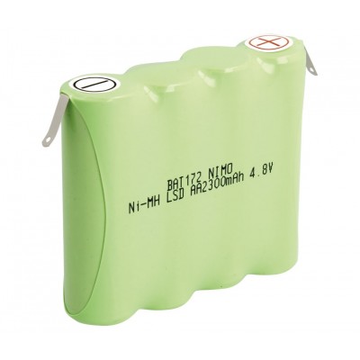 Pack de baterías de 4.8V/2300mAh NI-MH - AA/RC06 X 4, Pre-cargadas