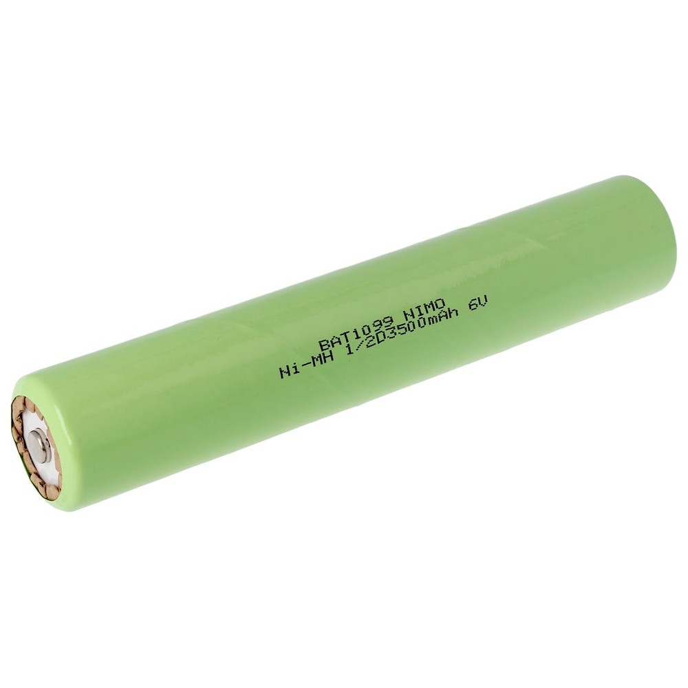 Pack de Baterías para linterna de 6V/3500mAh NI-MH - 1/2D X 5, Bastón Pack de Baterías para linterna de 6V/3500mAh NI-MH - 1/2D X 5, Bastón