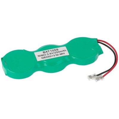 Pack de Baterías tipo botón de 3.6V/250mAh NI-MH - GB250x3, conector