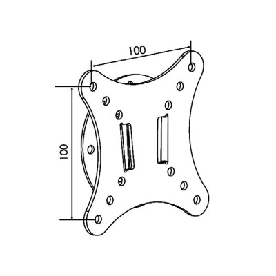 SLC001 Soporte extraplano Para TV de 10" a 24"