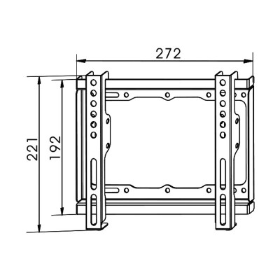 SOP214 Soporte para TV plana de Pared LED/TFT de 17" a 42"