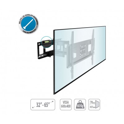 SOP223 Soporte de pared para TV LED/TFT de 36" a 65" inclinable articulado