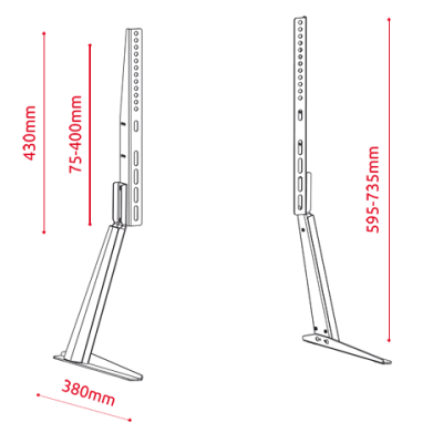 PRO-3270 Soporte de sobremesa para TV LED/LCD de 32" a 70"