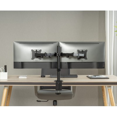 SUPSPC002 Soporte de Mesa para dos monitores 17"-32" VESA 75/100