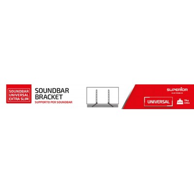 SUPSTV016 Soundbar Universal para Barras de Sonido Extra Slim Universal